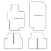 Alfombrillas para Honda Accord VII 2003-08.2008 MTM