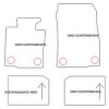 Alfombrillas para Mini Countryman I (R60) 09.2010-01.2017 MTM