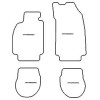 Alfombrillas para Porsche 911 Coupe 1989-1992 MTM