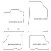 Alfombrillas para Dacia Sandero II / Sandero Stepway 12.2012-11.2016 MTM