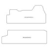 Alfombrillas para Fiat Ducato bus 6 posti 2006-2014 MTM