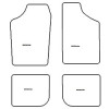 Alfombrillas para Volkswagen Polo II 1981-1994 MTM