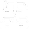 Alfombrillas para Tesla Model 3 (Long range) 09.2020- MTM