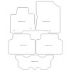 Alfombrillas para Kia Sorento IV anche Restlying 2024 7 posti Hybrid / Plug-in Hybrid 09.2020- MTM