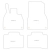 Alfombrillas para Mercedes EQS (V297) 2021- MTM