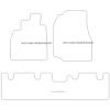 Alfombrillas para Toyota Land Cruiser 80 1989-1997 MTM