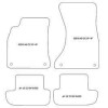 Alfombrillas de terciopelo para Audi A5 (8T3) Coupe / Cabrio 2008-12.2016 MTM