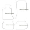 Alfombrillas de terciopelo para BMW Serie 5 (F10) 03.2010-2013 MTM