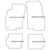 Alfombrillas de terciopelo para Fiat Punto Evo 3 porte 10.2005-2014 MTM