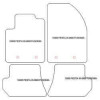 Alfombrillas de terciopelo para Ford Fusion 2005-2012 MTM