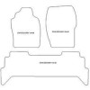 Alfombrillas de terciopelo para Land Rover Discovery 1994-1998 MTM