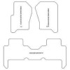 Alfombrillas de terciopelo para Land Rover Range Rover Sport 2005-08.2013 MTM
