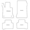 Alfombrillas de terciopelo para Mercedes Classe GLK (X204) 06.2008-2015 MTM