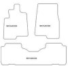 Alfombrillas de terciopelo para Mitsubishi Pajero III corto 2000-03.2007 MTM