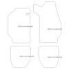 Alfombrillas de terciopelo para Porsche 911 SC - MTM