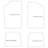 Alfombrillas de terciopelo para Suzuki Baleno 3 porte 1996-2001 MTM