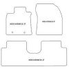 Alfombrillas de terciopelo para Toyota Avensis III Wagon 2009-08.2018 MTM