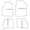 Alfombrillas de terciopelo para Toyota Yaris I 5 porte 1999-2005 MTM