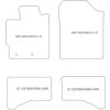 Alfombrillas de terciopelo para Toyota Yaris III Hybrid 2014-08.2020 MTM