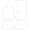Alfombrillas de terciopelo para Audi A5 (F53) Coupe 10.2016-02.2020 MTM