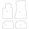 Alfombrillas de terciopelo para BMW Serie 5 (G31) Touring (anche Plug-in Hybrid) 05.2017-09.2023 MTM