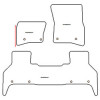 Alfombrillas de terciopelo para Land Rover Defender 110 (anche Plug-in Hybrid) 2020- MTM