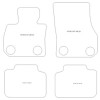 Alfombrillas de terciopelo para BMW Serie 2 (U06) Active Tourer 02.2022- MTM
