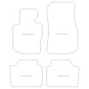 Alfombrillas de terciopelo para BMW Serie 3 (F31) Touring X-Drive 12.2012-02.2019 MTM