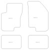 Alfombrillas de terciopelo para EVO Evo 5 2023- MTM