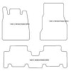 Alfombrilla personalizadas para Mercedes Classe A (W168) corta 1998-08.2004 MTM