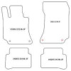 Alfombrilla personalizadas para Mercedes Classe E (W212) Wagon 2009-10.2016 MTM