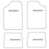 Alfombrilla personalizadas para Peugeot 106 1996-09.2000 MTM
