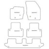 Alfombrilla personalizadas para Volvo XC90 I 7 posti 2002-2015 MTM