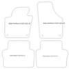 Alfombrilla personalizadas para Volkswagen Sharan II 5 posti 09.2010-03.2022 MTM