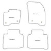 Alfombrilla personalizadas para Ford S-Max 5 posti 09.2015- MTM