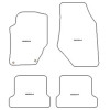 Alfombrilla personalizadas para Peugeot 308 I CC 2009-2014 MTM