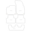 Alfombrilla personalizadas para Audi Q7 (4M) 7 posti 10.2019- MTM
