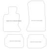 Alfombrilla personalizadas para BMW Serie 5 (F11) Touring X-Drive 06.2010-2013 MTM