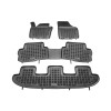 Alfombrillas goma para Volkswagen Sharan II 7 posti 09.2010-03.2022 MTM