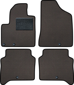 Alfombrillas para Hyundai Santa Fe II (CM) 7 asientos 04.2006-05.2010 MTM EVA