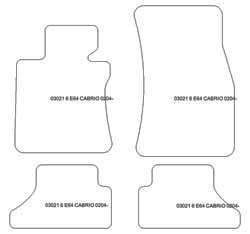 Alfombrillas para BMW Serie 6 (E64) Cabrio 2003-2011 MTM One
