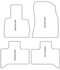 Alfombrillas para BMW X5 (E53) 2000-03.2007 MTM One