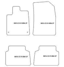 Alfombrillas para Citroen C5 I & II 2000-2008 MTM One