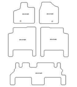 Alfombrillas para Lancia Voyager 11.2011-2015 MTM One