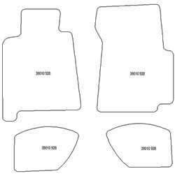Alfombrillas para Porsche 928 1984-1991 MTM One