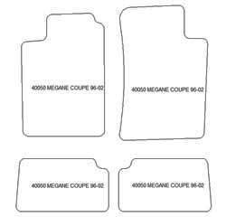 Alfombrillas para Renault Megane I Coupe 1996-09.2002 MTM One