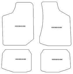 Alfombrillas para Seat Cordoba I (6K) 1994-1999 MTM One