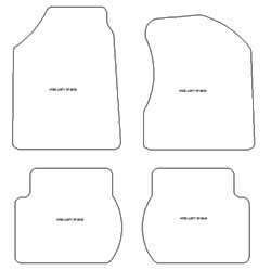 Alfombrillas para Subaru Justy II 3 puertas 1995-2003 MTM One