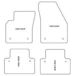 Alfombrillas para Volvo C30 2006-12.2012 MTM One