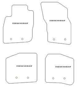 Alfombrillas para Volvo S40 I 1995-2004 MTM One